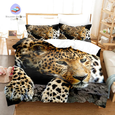 Housse de Couette Léopard Prédateur